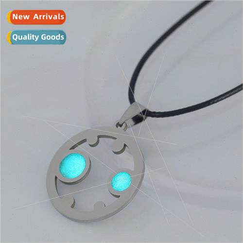 Europe new jewelry simple classic round stainless steel lumi