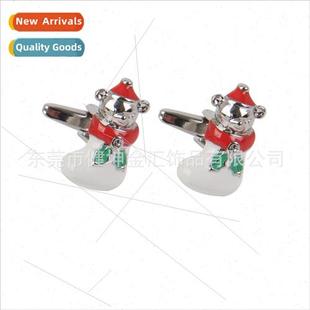 Snowman Christmas Colorful Cufflinks Cufflin Boots