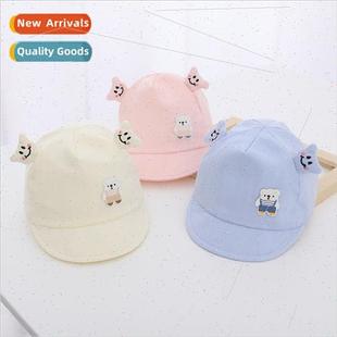 bear duck sunscreen spring sunsh sub fall hat Korean tongue