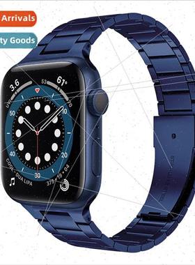 适用applewatch watch biwatchs7 watch bapple three beads stee