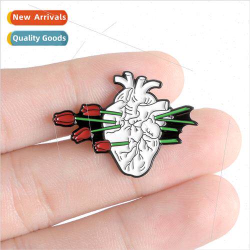 Brooch Hundreds clothes accessories Cartoon oil drop heart h