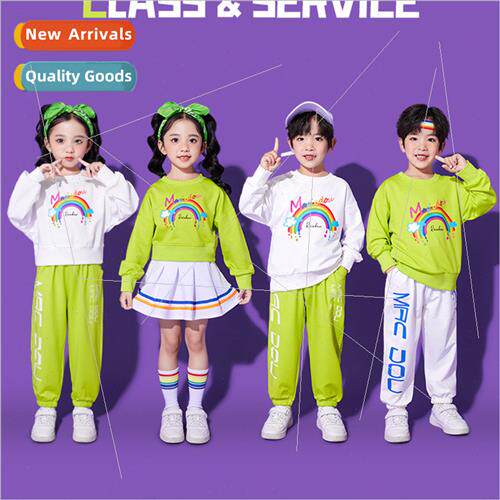 Children Cheerleaders New Years Day Table Permance Clothes E