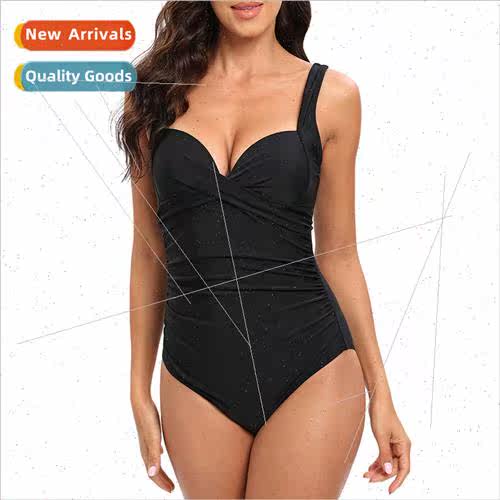 2023 Womens New Deep V Solid Color Backless One Piece Europe