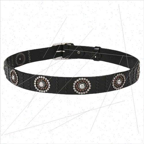 Punk rivets men women belt Neutral ins wind belt retro