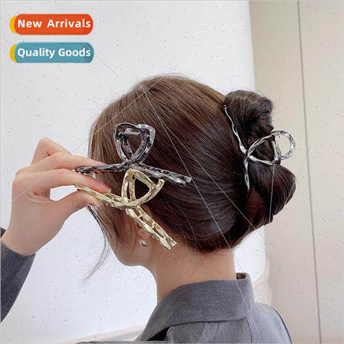 mple high-level sense metal grab clip female large back head
