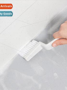 Wash bathroom tile wall corner no dead ends small brush toil