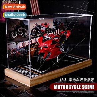 simulation motorcycle scene model lot Wooden parking