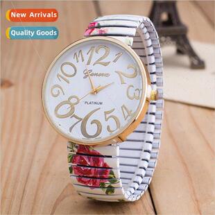 Printed Colorful Stch Strap Watch Stch Strap Time Decoration
