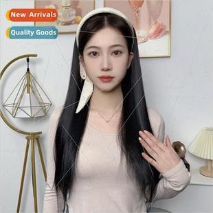 vintage side one female band French hair wig floating