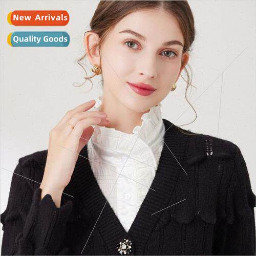 2023 Five Layers Mulle Lace Fake Collar Playful Cute Whe Cot
