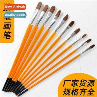 Oil ngle 826 Rod Yellow Brush Gouache Hair Wolf Brushes Art
