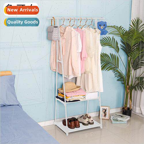 Floor coat rack triangle coat rack with wheels mobile multi-