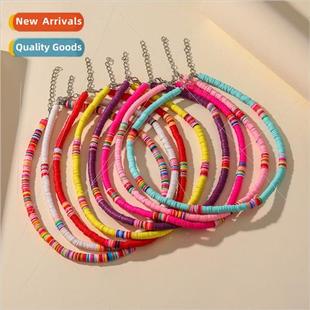 multicolor bea collarbone chain piece mix Soft match ceramic