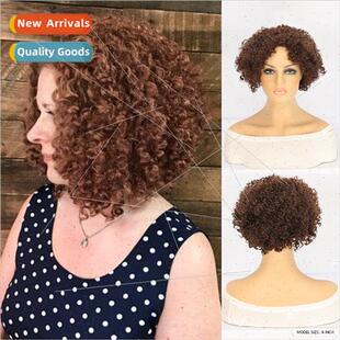 wigs Europe ladies fashion chemical fiber head covering brow