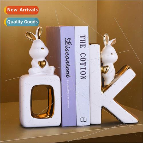 Modern simple OK love rabb book file book stand ornaments ho