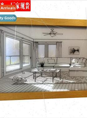 ght painting light bedroom hanging luminous light decoration