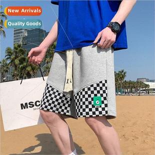 thin ins five shorts pants hundred summer Korean Men loose