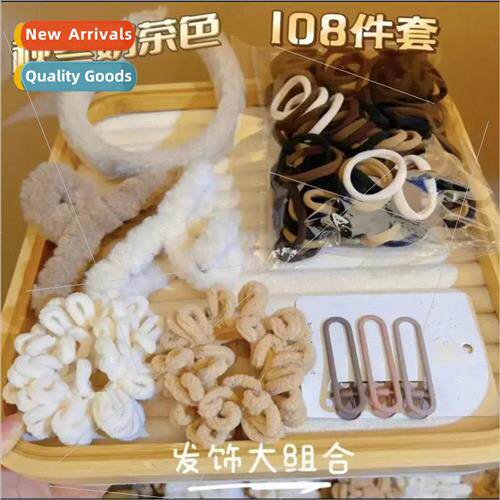 108 pieces retro Autumn winter milk curry hair accessories d