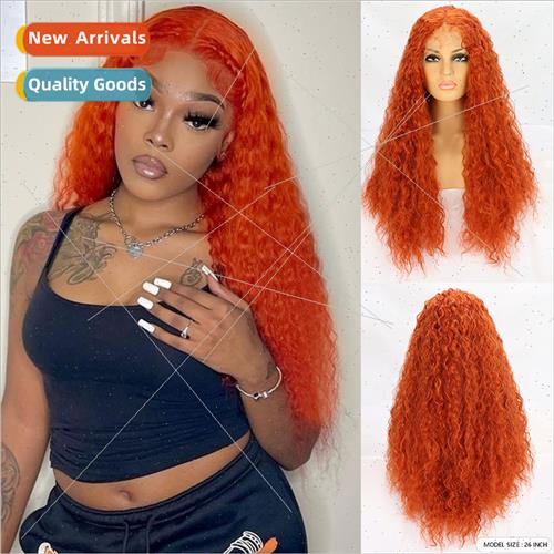 Wigs Europe Women Front Lace Chemical Fiber Head Covers Oran