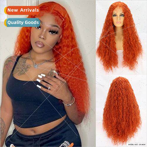 Wigs Europe Women Front Lace Chemical Fiber Head Covers Oran