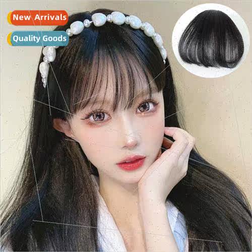 Air bangs wig piece female light thin repair face bangs piec