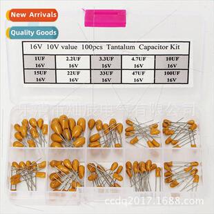 100pcs 1uf-100uf Tantalum Capacor 16v Bile Capacor Resistor