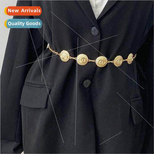 Women dress round circle waist chain fashion small belt skir
