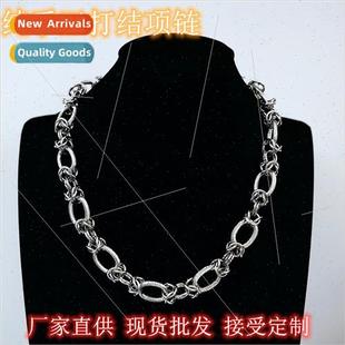 women thorns hip cool tide men necklace chain knotted che