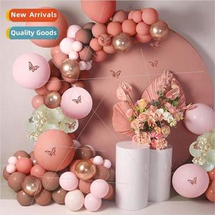 Balloon Chain Set Vintage Stickers Pink Butterfly Weddi Bean