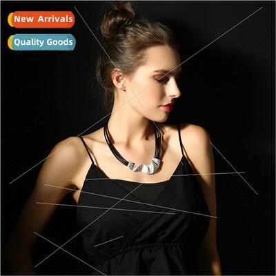 Necklace Europe new irregular collarbone chain ladies alloy