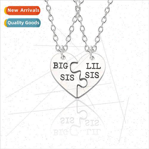 Friends ze sters Girlfriends Alphabet Heart Necklace Heart S