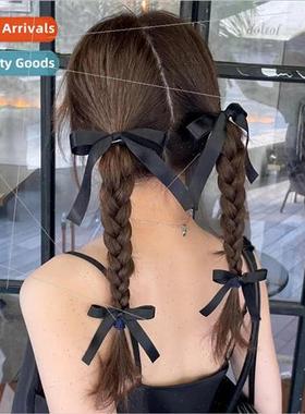 Ballet girl French pure desire wind bow ribbon hair clips su