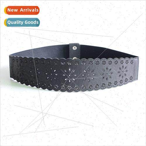 Fashion Women New Belt Women Hollowed Out Elastic Imation Le