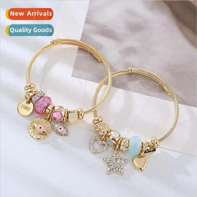 Europe fashion DIY beaded crystal diamond bracelet adjustabl