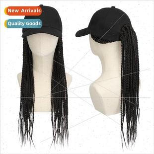 cap wig long duck braid hat dirty fashion One tongue piece
