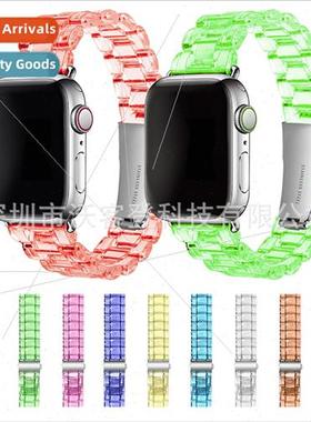 适用Apple transparent three strains watch bapple watch8/7/SE
