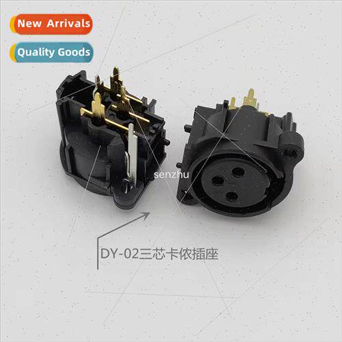 XLR Vertical XLR Female XLR Microphone Socket DY-02