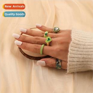 Creative Fashion Forest Europe Heart Cute Green Acetate che