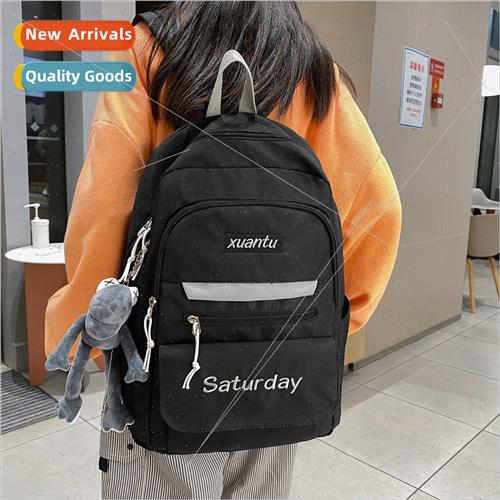 ins schoolbag female new colorful Japan Mori system shoulder