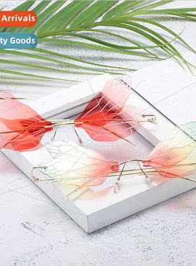 new personalized fashion dragonfly glasses ins Europe rimles