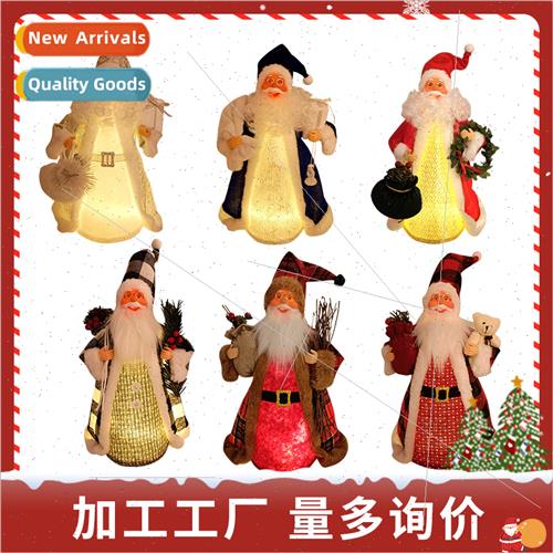 New universal wheel Santa Claus electric music lights old ma