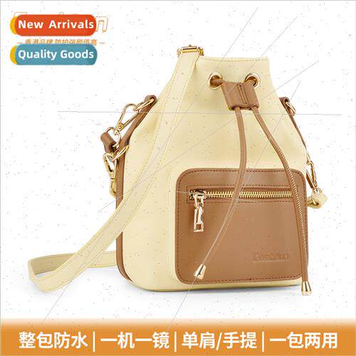 HK drawstring mouth micro-single camera bag Bucket shoulder