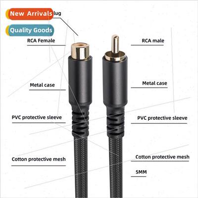 New Aluminum Foil and Copper Wire Double Shield Cotton Braid