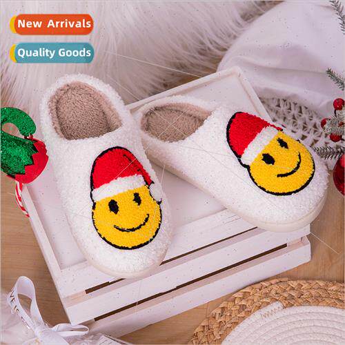 Christmas hat smiley Korean fall and winter men and women co
