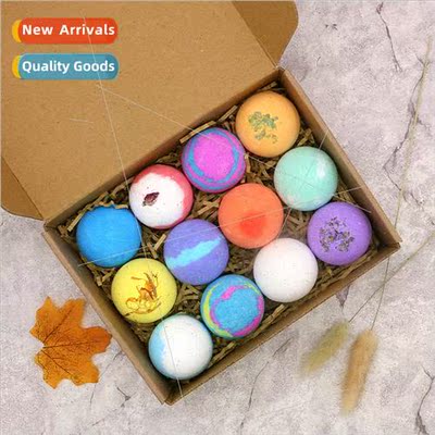 12pcs 70g Dried Flower Bubble Bath Balls Set Multi- bath bom