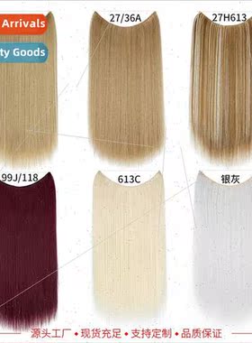 Europe wigs 适用women long hair extensions piece chemical fi