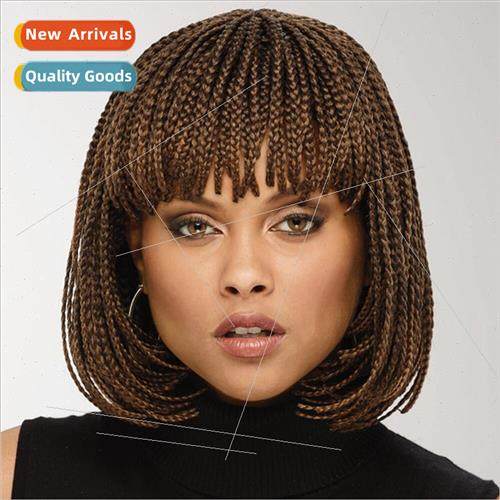 Braid Wig Europe Wig Women Short Hair Bobble Head Wig Whole