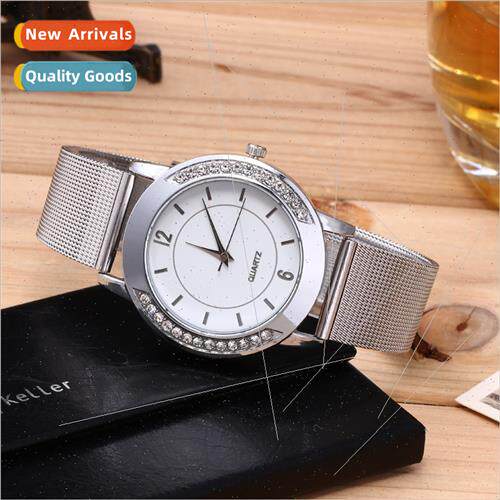 Mesh Stainless Steel Strap Decorative Metal Two Dig Casual W