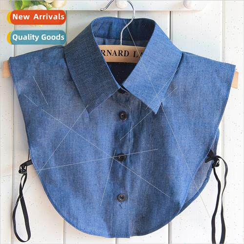 Korean fall winter false collar children shirt versatile squ