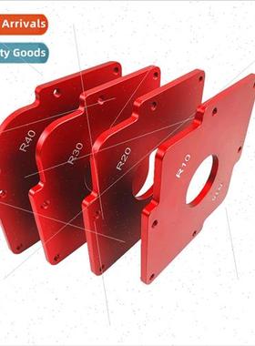 Woodworking arc posioning template Bakele milling inverted d